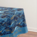 Search for ocean waves tablecloths Blue