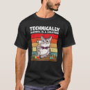 Search for technically alcohol is a solution tshirts Cat