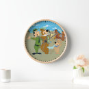 Search for animated clocks Playful bear design