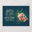 Search for fireflies save the dates Vintage
