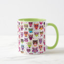 Search for colourful owls mugs Bird