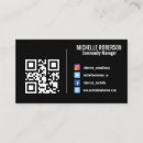 Search for icon business cards Black and white