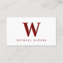 Search for maroon business cards Minimalist