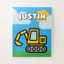 Search for bulldozer puzzles Boy