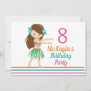 Search for hula girl invitations Luau