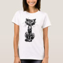 Search for vintage halloween black cat tshirts Animal