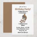 Search for funny squirrel birthday invitations Animal