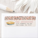 Search for thanksgiving return address labels Floral