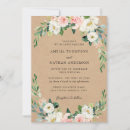 Search for rustic kraft wedding invitations Floral