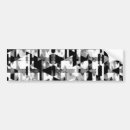 Search for geometric pattern bumper stickers Black