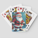 Search for santa claus playing cards Illustration