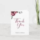 Search for burgundy thank you cards Boho