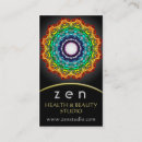 Search for mandala business cards Healing