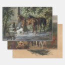 Search for equine wrapping paper Thoroughbred
