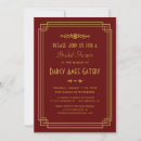 Search for art deco bridal shower invitations Geometric