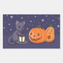 Search for purple cat stickers Halloween
