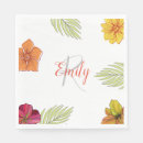 Search for hawaiian napkins Hibiscus flowers