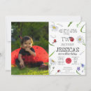 Search for ladybug 2nd birthday invitations Girl