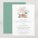 Search for teal balloon invitations Elegant