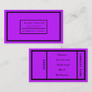 Search for fluorescent business cards Professional