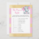 Search for guessing game baby shower invitations Elephant