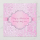Search for pink damask invitations Floral