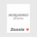 Search for best mother in the world stickers For her