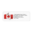Search for canadian flag return address labels Flag of canada