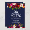 Search for 5th wedding anniversary invitations Floral