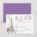 Search for 16 horizontal rsvp cards Eiffel tower