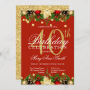 Search for holiday 40th birthday invitations Gold