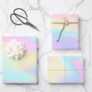 Search for pastel rainbow wrapping paper Holographic