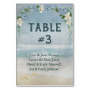 Search for starfish table wedding table cards Ocean