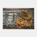 Search for cowboy doormats Western