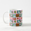 Search for patchwork mugs Christmas pattern