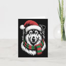Search for rough collie christmas cards Santa
