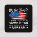 Search for constitution business cards Patriotic