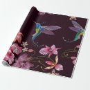 Search for orchids wrapping paper Retro