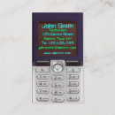 Search for cell phone business cards Cellular