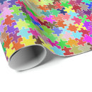 Search for jigsaw wrapping paper Autism