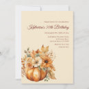 Search for birthday thanksgiving invitations Pumpkin