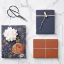 Search for blue floral wrapping paper Rustic