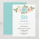 Search for peach and green birthday invitations Watercolor