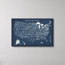 Search for blue map canvas prints Geography