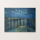 Search for famous paintings puzzles Starry night