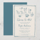 Search for 45th birthday invitations Cheers to 45 years