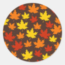 Search for autumn leaves stickers Brown