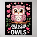 Search for owl lovers posters Cute