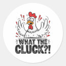 Search for funny animal pun stickers Rooster