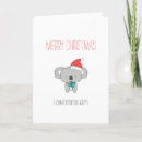 Search for australia koala christmas cards Down under